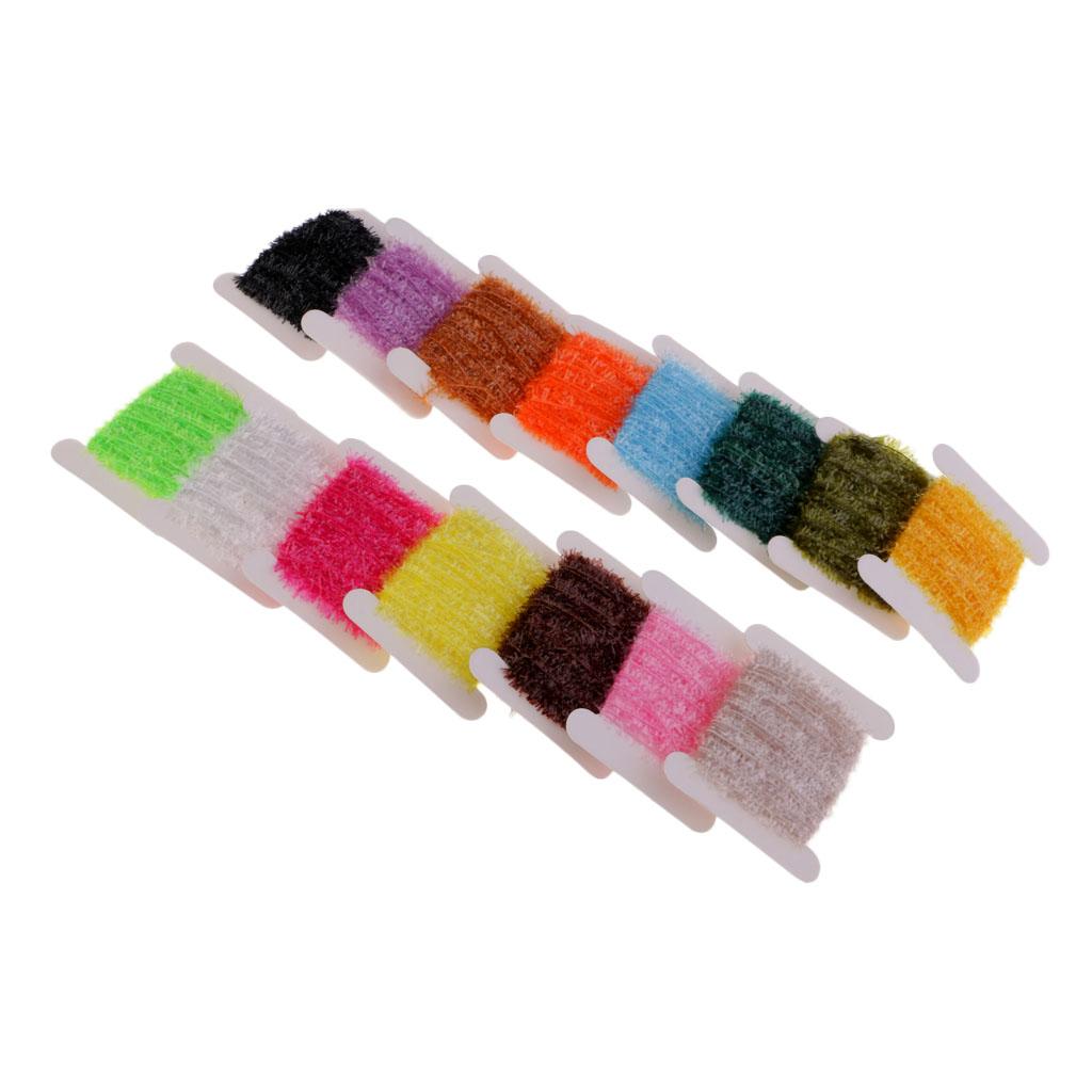 15 Thẻ 5 M/Thẻ Câu Cá Kẹo Thơm Miệng Viền Pha Lê Flash Dòng Nymph Streamers Dụ Làm Đồ Bay chất Liệu