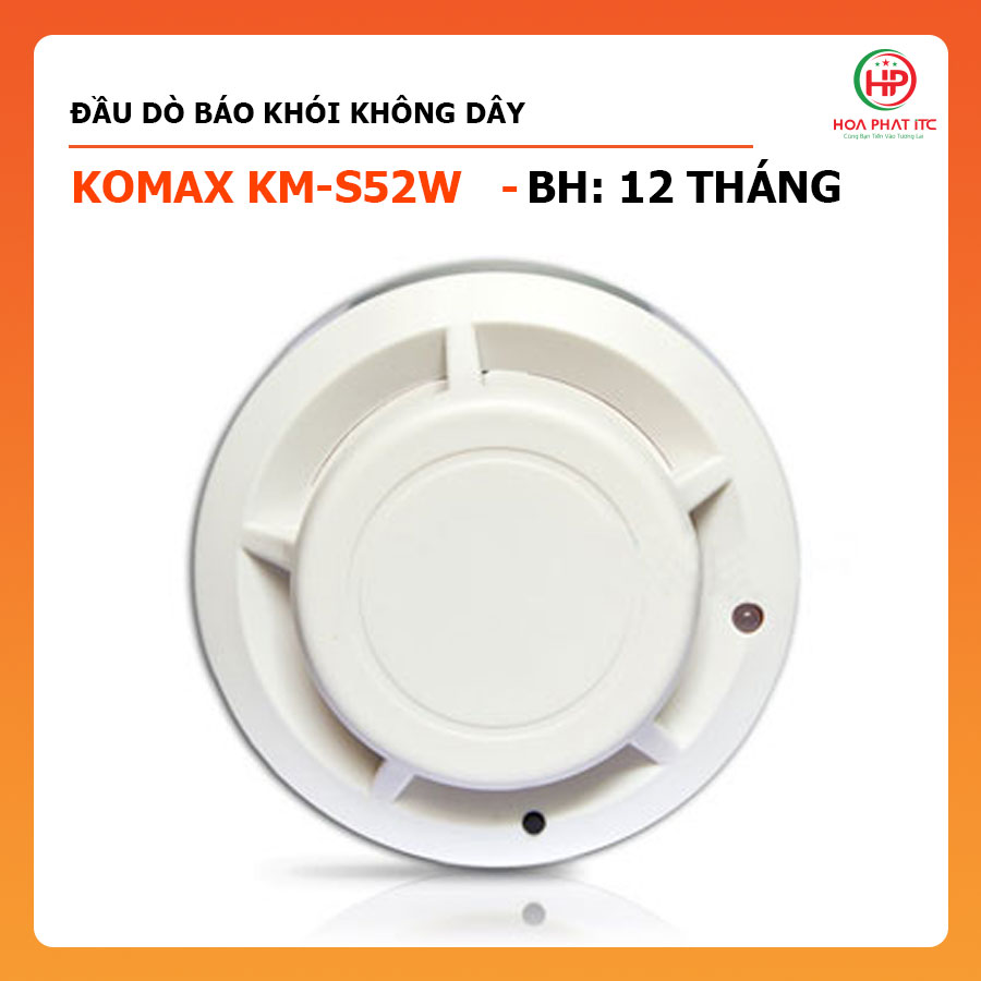 Đầu dò báo khói không dây Komax KM-S52W