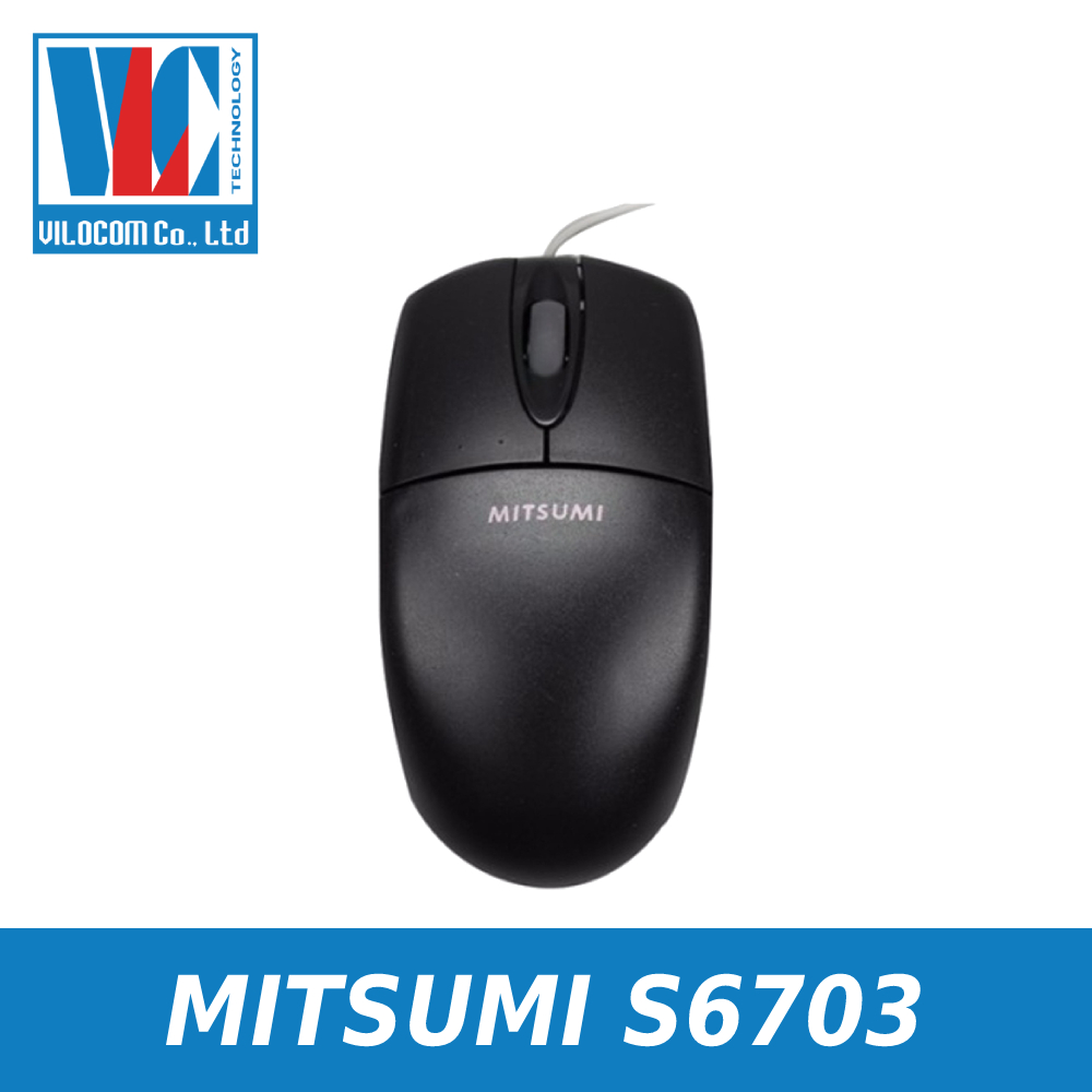 Chuột có dây Mitsumi S6703 - Hàng Chính Hãng