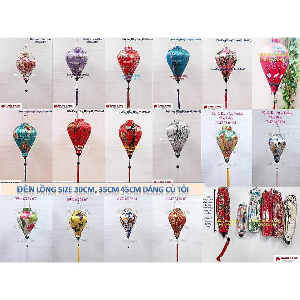 Đèn lồng Hội an DÁNG TỎI hoa vănGIÁ XƯỞNG size30cm,35cm,45cm họa tiết hoa văn chống nước tốt, giá rẻ