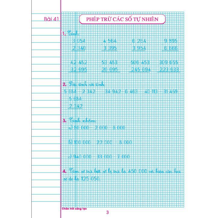 Sách - Vở Ô Li Bài Tập Toán Lớp 4 - Quyển 2 - Biên Soạn Theo Chương Trình SGK Chân Trời Sáng Tạo - Hồng Ân