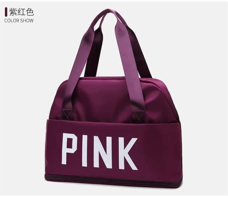 TÚI DU LỊCH PINK MẪU MỚI SIÊU TO, CÓ QUAI CÀI VALI KÉO TIỆN DỤNG