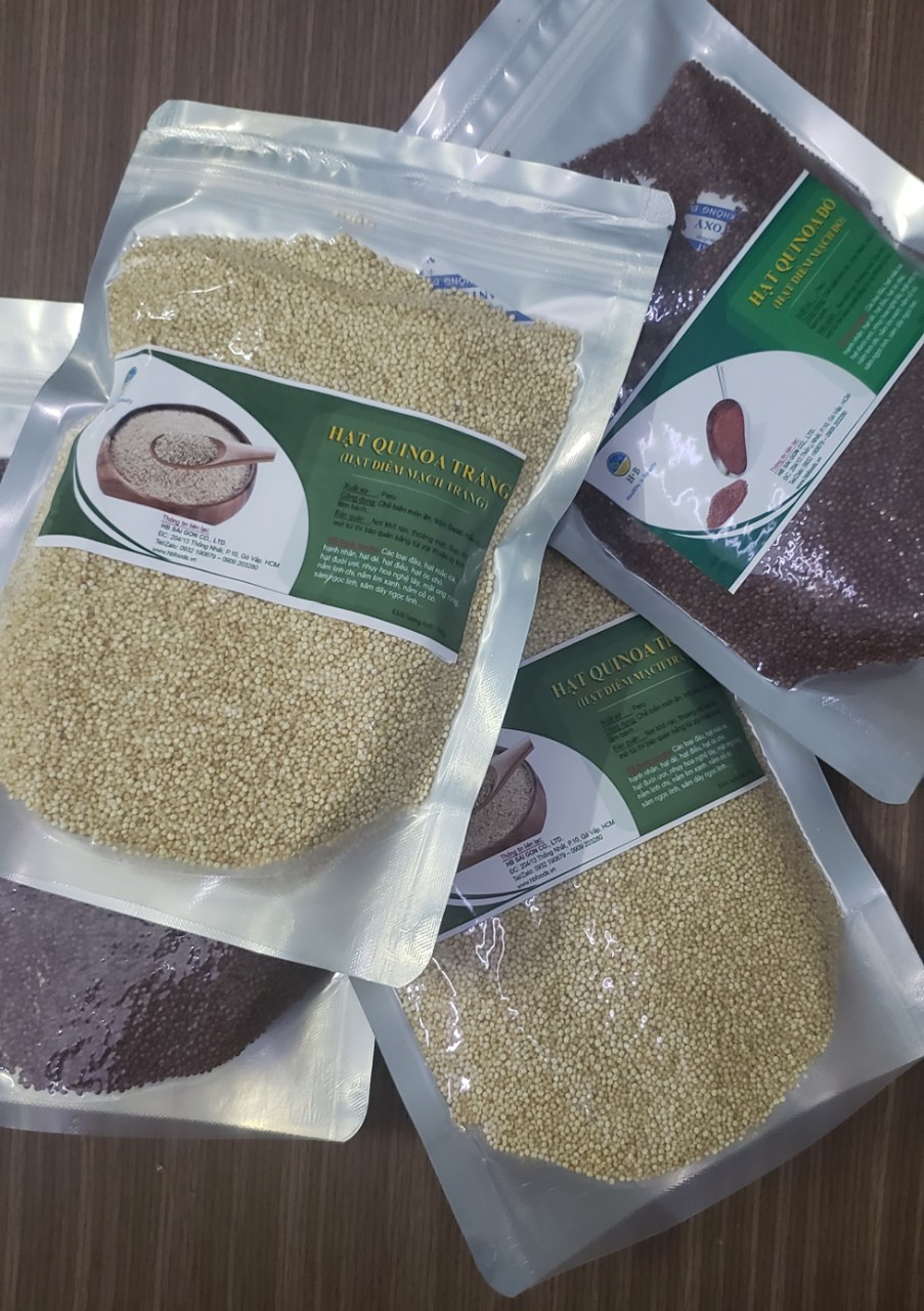 Hạt Quinoa trắng (hạt Diêm Mạch)- nhập khẩu Peru, 500g