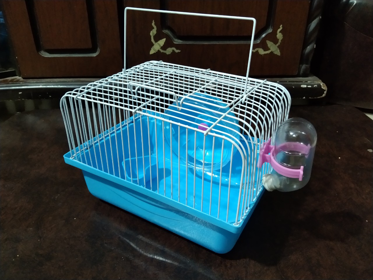 1 lồng chuột Hamster 22*16*17 dùng nuôi và vận chuyển vẹt, chuột,sáo,nhồng