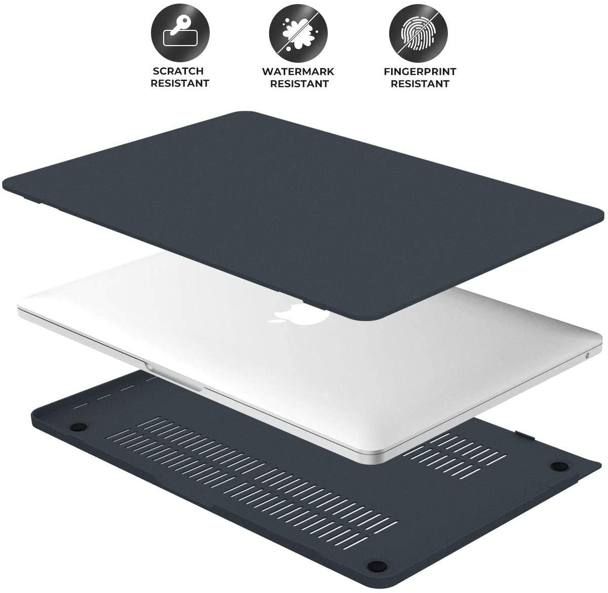 Case Ốp dành cho Macbook 13 M1 màu Xanh Coban [Tặng kèm bộ chống gẫy sạc