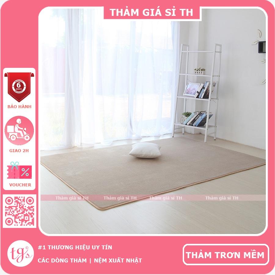 Thảm Nhung Màu Lạc Đà | Thảm Trang Trí Phòng Khách - Phòng Ngủ - Thảm Trải Sofa - Thảm Dành Cho Bé