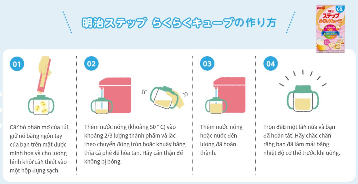 Sữa Nhật cho bé tăng cân 1-3 tuổi Meiji Hỗ trợ hệ tiêu hóa tốt, hấp thụ dưỡng chất hiệu quả, phát triển chiều cao, cân nặng, trí não - Massel Official