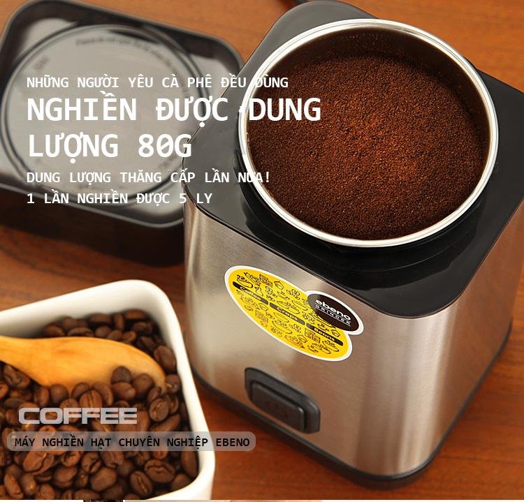 Máy Nghiền Xay Hạt Điện 220V Beans Grinder Đạt chuẩn EU, USA BLADE