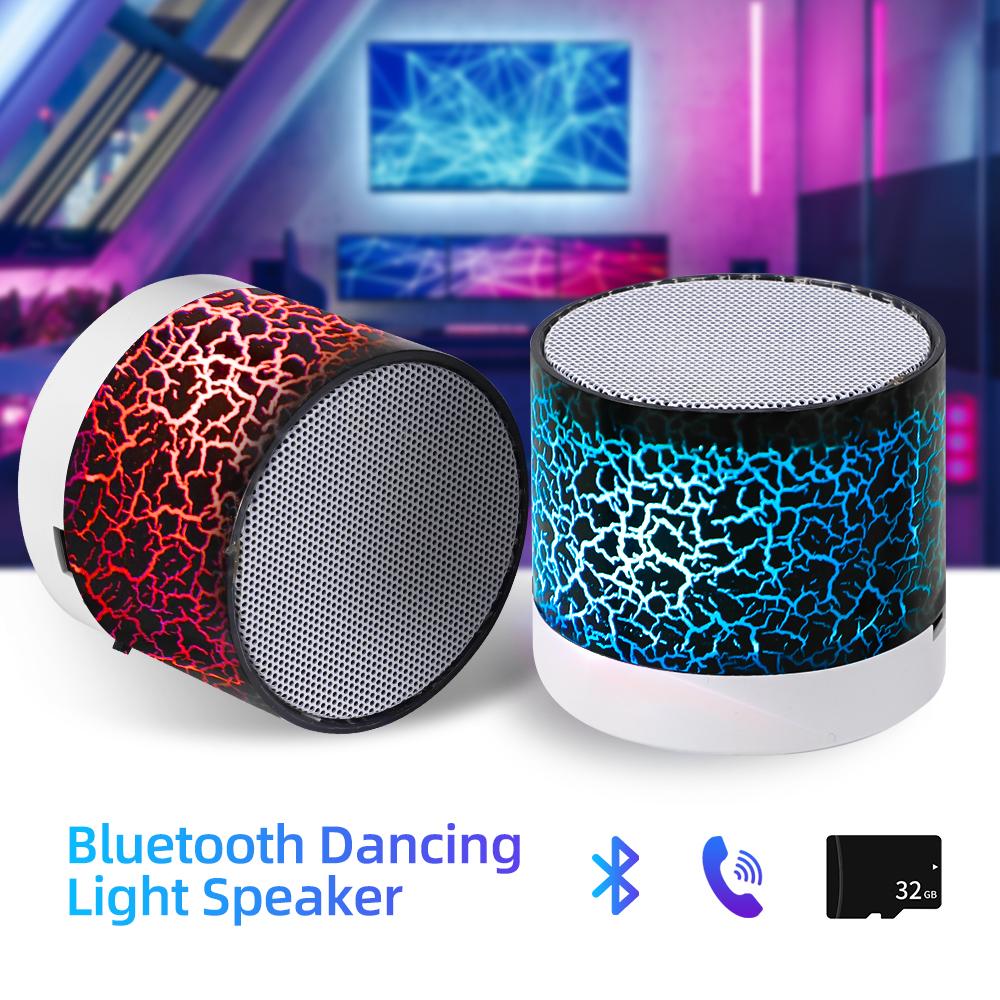 Loa không dây tương thích Bluetooth phát sáng