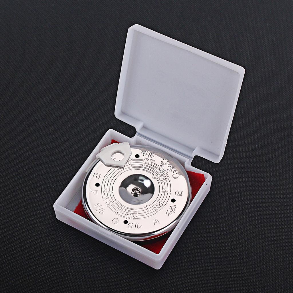 13 Tone Pitch Pipe Tuner Tuning Chromatic Violin Vocals Circle Violin Tuner