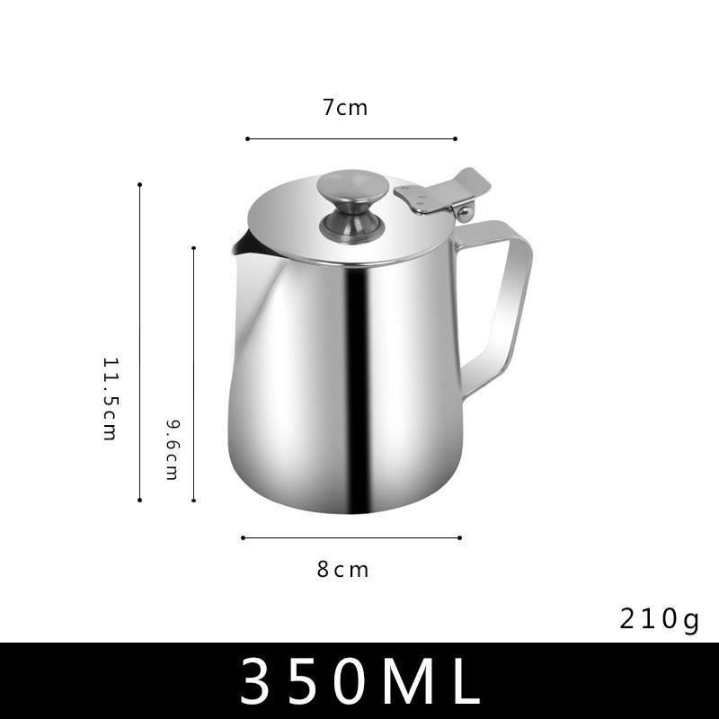 Ca Đánh Sữa Có Nắp - Ca Inox Có Nắp 350ml | 600ml