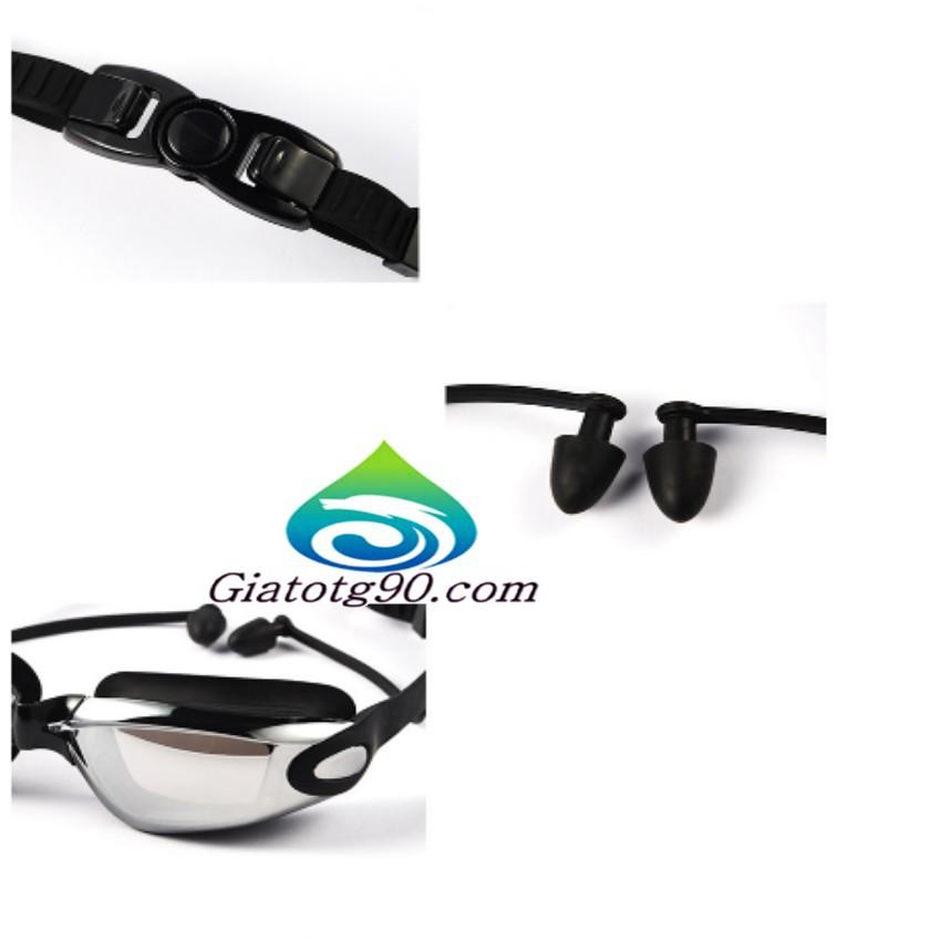 ️️ Bộ kính bơi tráng gương cao cấp chống dính nước mũ bịt tai 206452