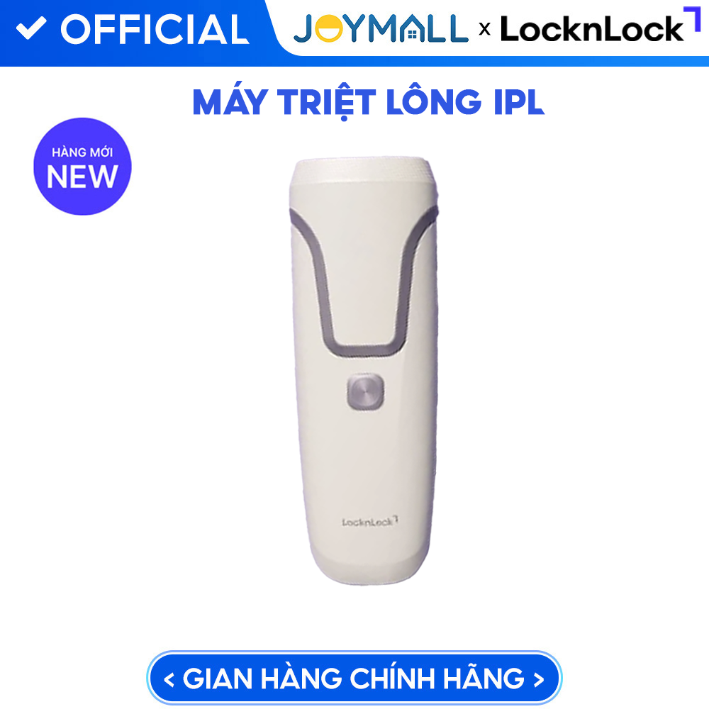 Máy triệt lông LocknLock IPL Công Nghệ Làm Lạnh Sapphire ENC312IVY 4 chế độ triệt - Hàng Chính Hãng - JoyMall