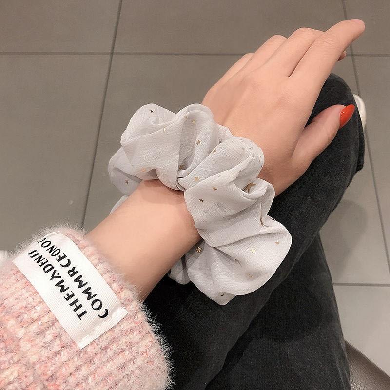 Cột tóc scrunchies hình sao