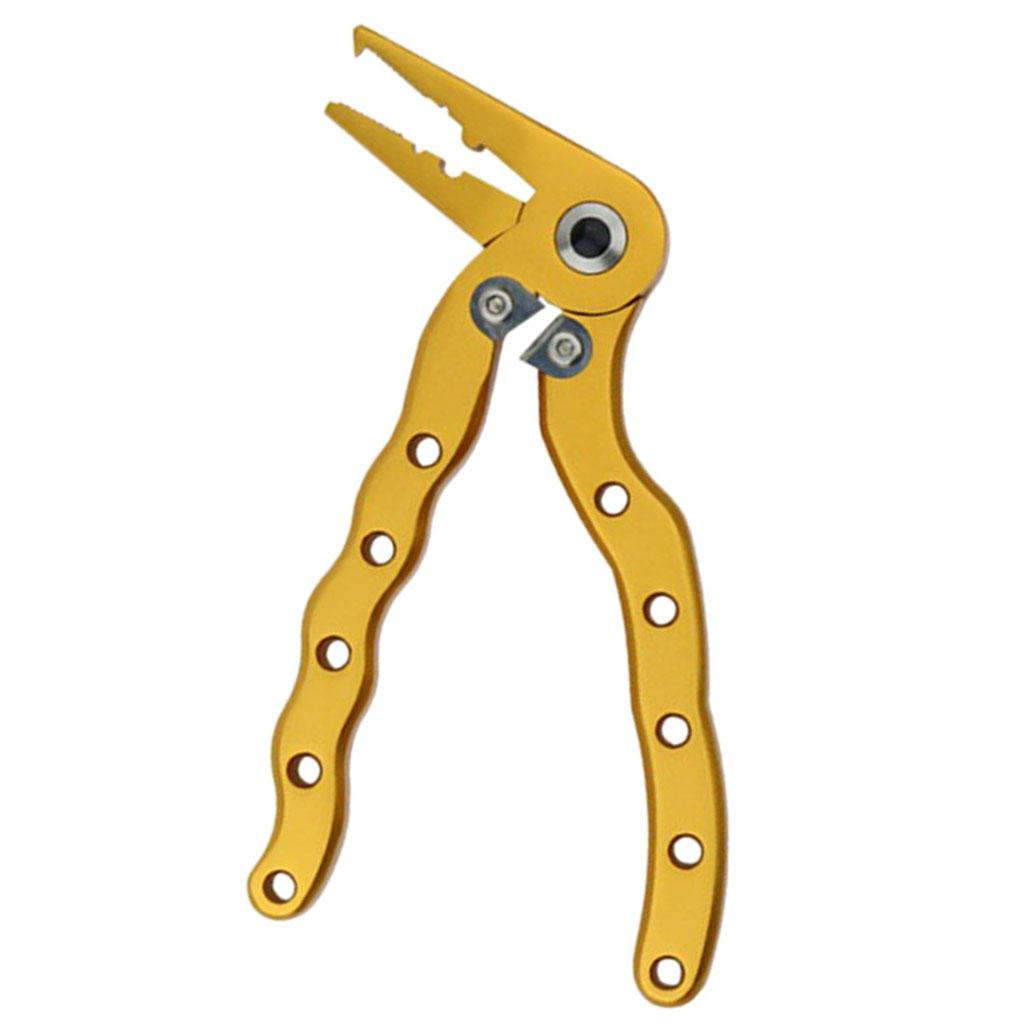 Multifunctional Fishing Plier Hook Remover Steel Wire Line Cutter