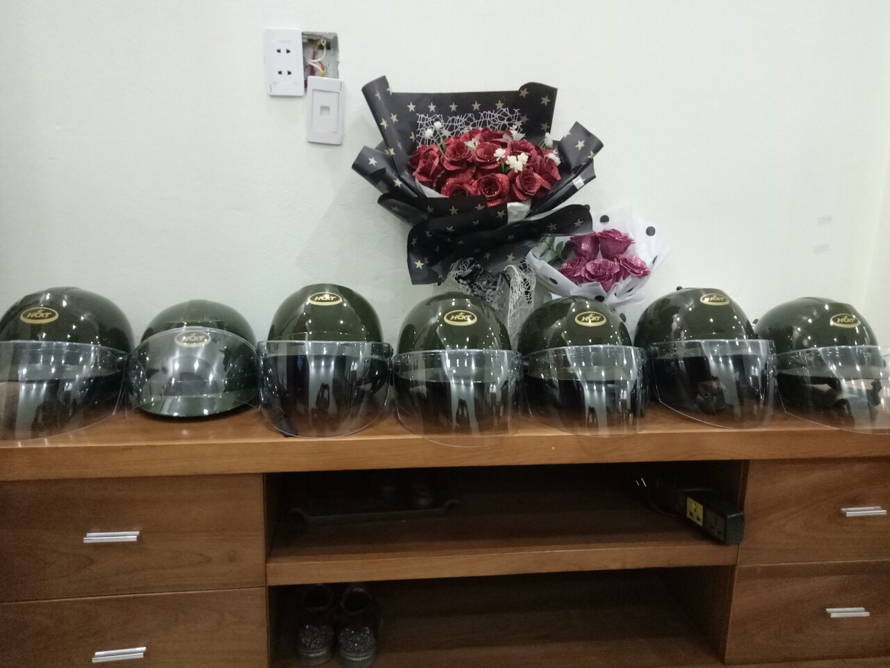 Mũ Bảo Hiểm HCKT M15 Chuyên Dùng Cho CA, Hàng Cao Cấp Chính Hãng KitAcoom