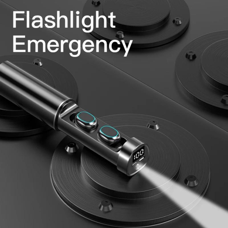 Tai Nghe Không Dây N21 Bluetooth 5.2 Chống Nước Có Đèn Pin