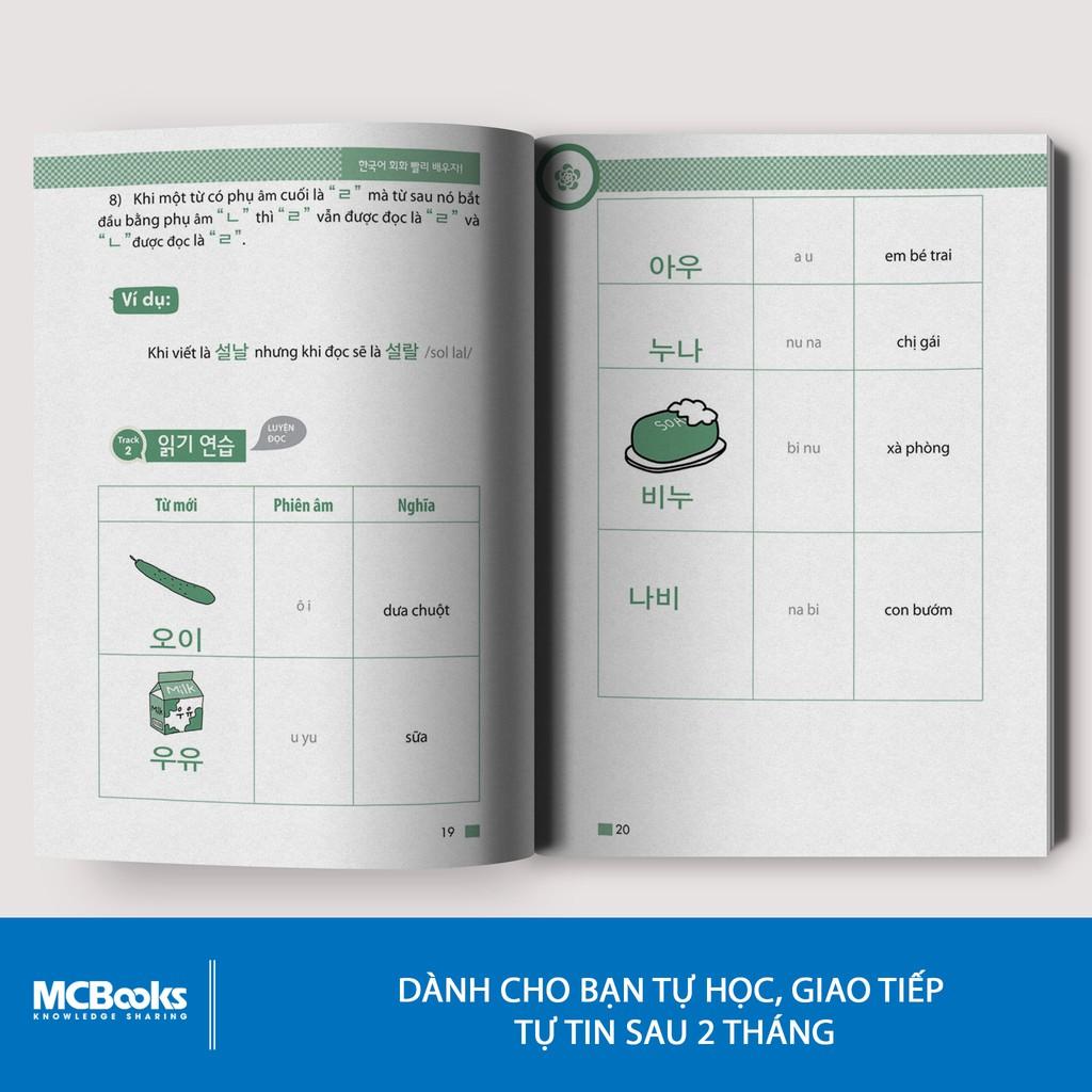 Sách - Tự Học Giao Tiếp Tiếng Hàn Cấp Tốc (phiên bản mới)