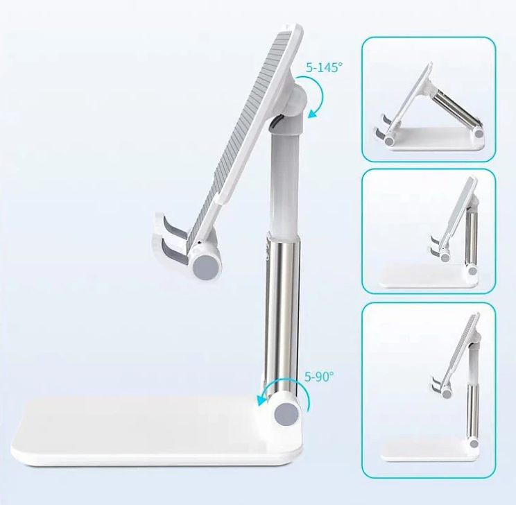 Giá Đỡ Điện Thoại , Máy Tính Bảng Có Thể Gấp Gọn, Chống Trượt, Tùy Chỉnh Độ Cao, Hàng Chính Hãng-Loại 1