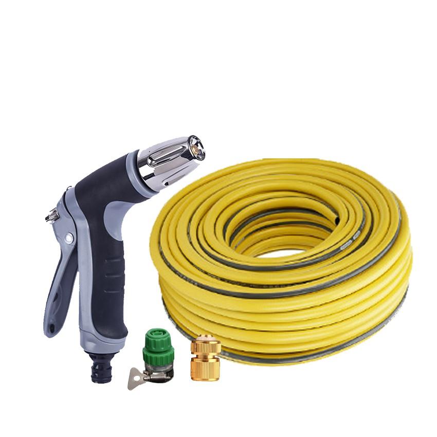 Bộ dây vòi xịt nước rửa xe,tưới cây tăng áp 3 lần 3-5m 206817