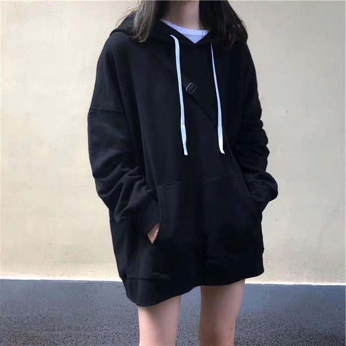 Áo Khoác Hoodie Dài Tay Thời Trang Cho Nữ