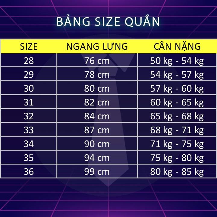 Quần kaki nam trung niên cao cấp ống suông đẹp vải dày form chuẩn VN42E