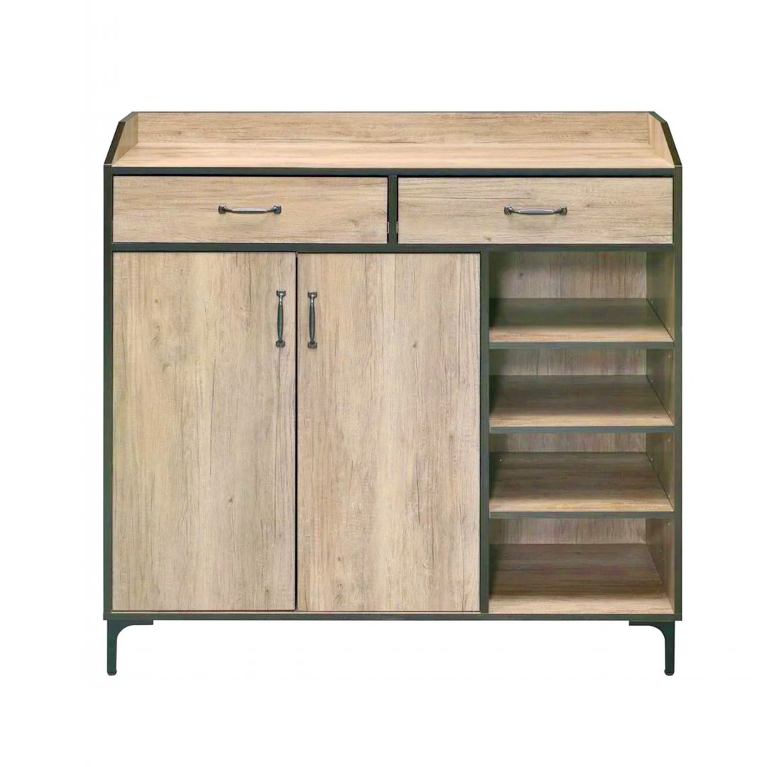 Kệ để giầy gỗ hiện đại SMLIFE Rudbeck | Gỗ MDF dày 17mm chống ẩm | D120xR40xC120cm