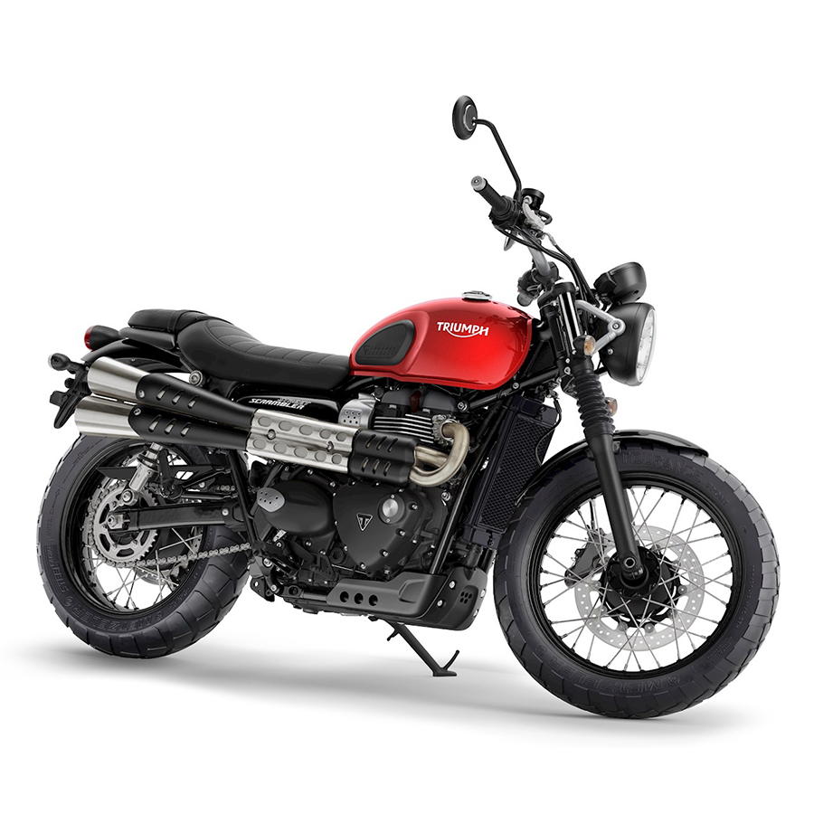 Xe Môtô Triumph Street Scrambler 900 - Đỏ Đô