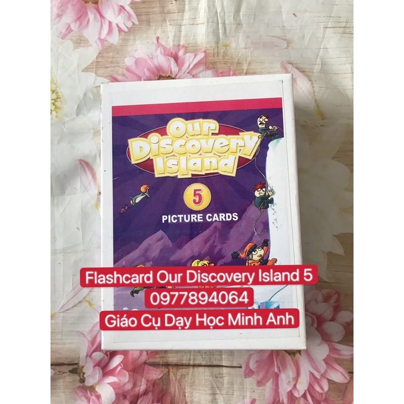 Flashcards Our Discovery Island 5 ️163 thẻ 2 mặt siêu đẹp