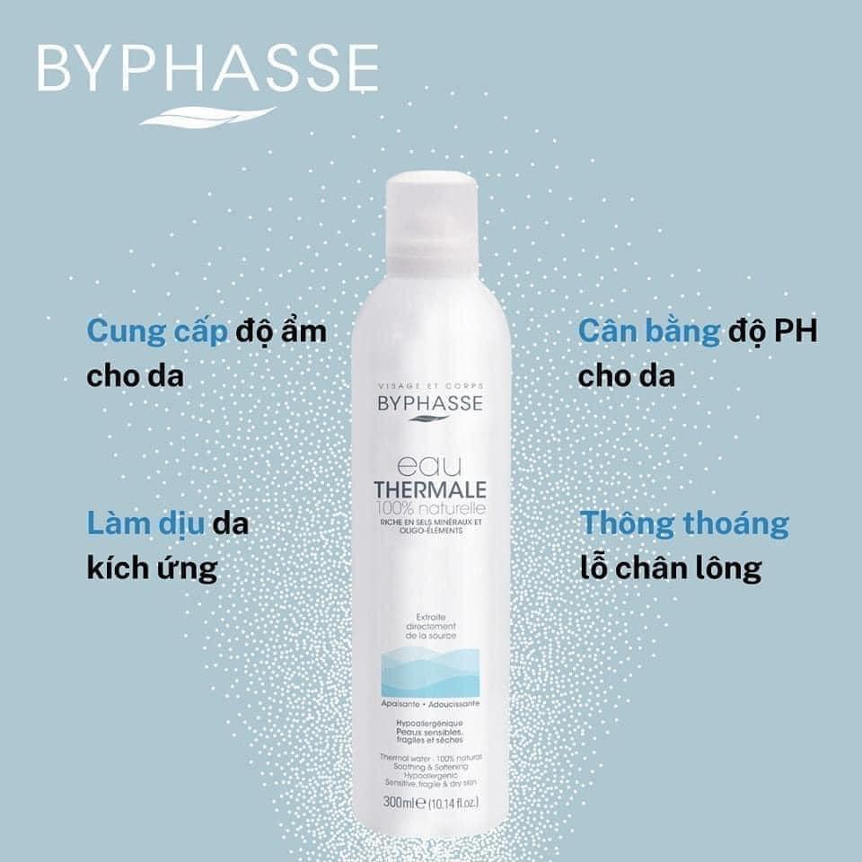 Xịt Khoáng Byphasse Eau Thermale 100% Naturelle 300ml