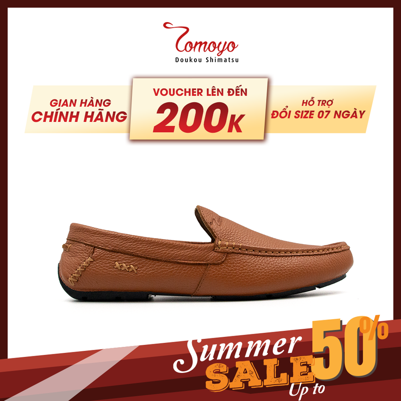 Giày Lười Nam Tomoyo Penny Loafer George Tmn06103 - Bò - 41