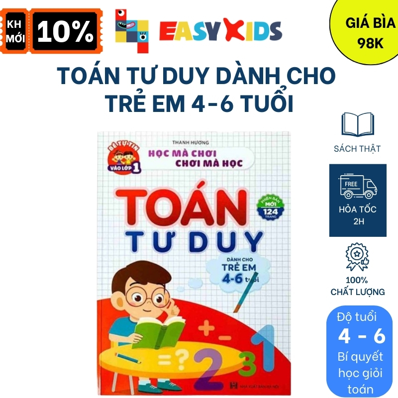 Sách Toán Tư Duy Dành Cho Trẻ Từ 3-7 Tuổi