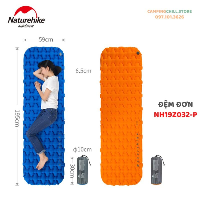 ĐỆM HƠI ĐÔI ĐI DÃ NGOẠI, CẮM TRẠI NATUREHIKE NH19Z055-P