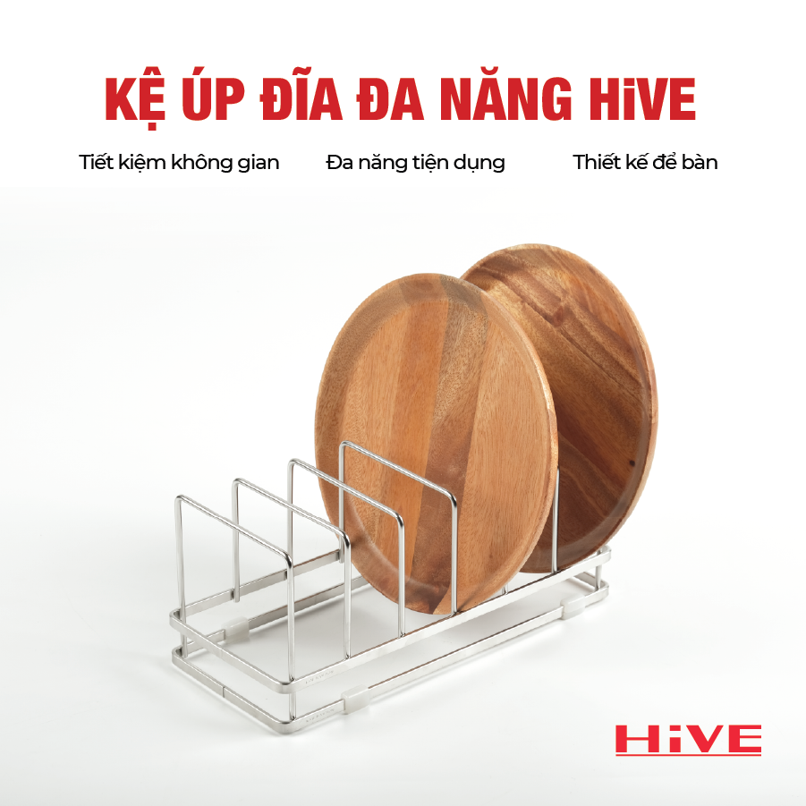 Gía úp đĩa HiVE Inox Cao Cấp