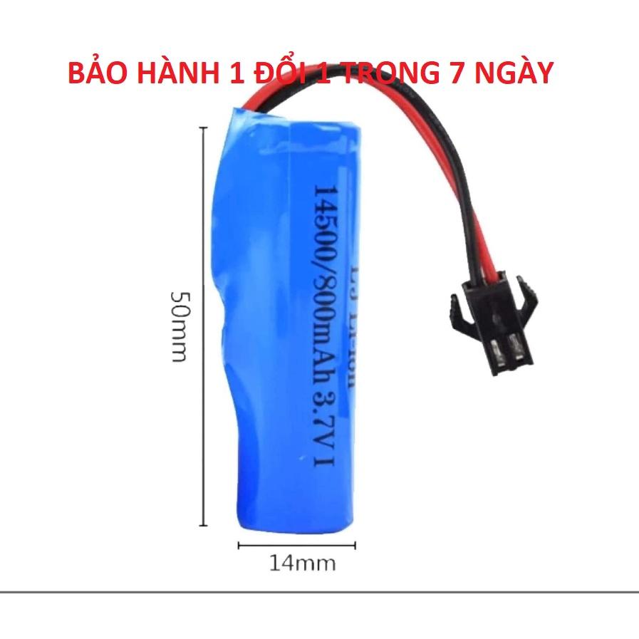 Pin sạc 3.7v 800mah xả 10C 14500 có mạch bảo vệ giá sỉ đồ chơi xe điều khiển