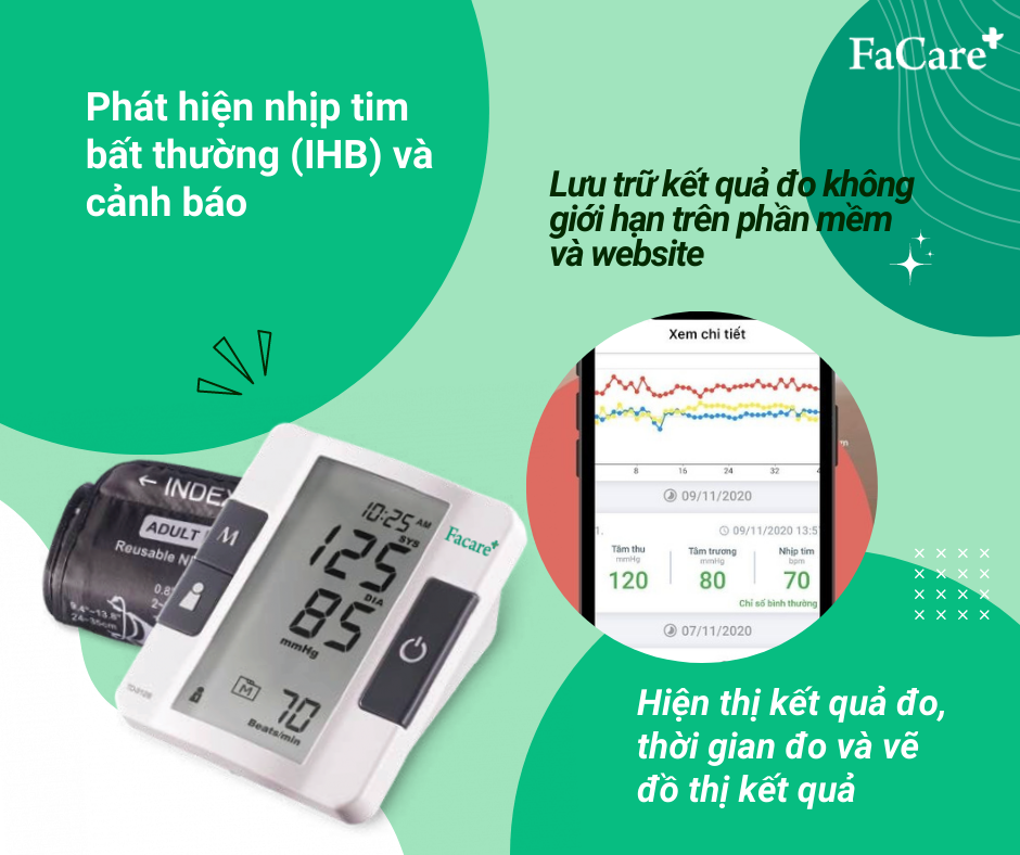 Máy đo huyết áp để bàn Facare FC-P168