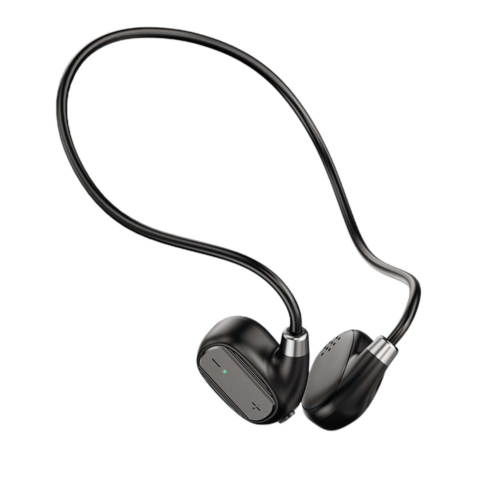 Open Ear Bluetooth Headphone Hands Free Headset for Gym Hiking Driving Black