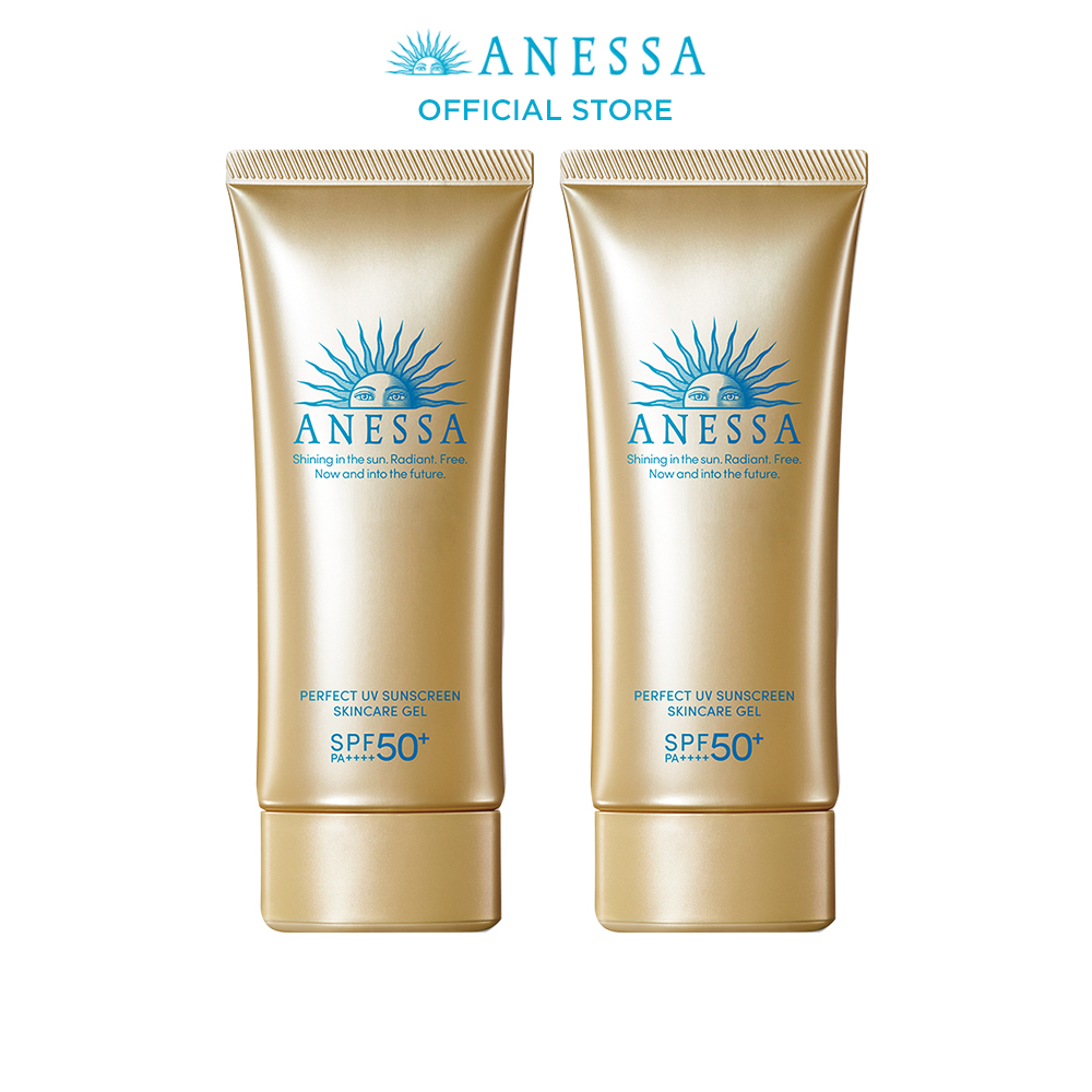 Bộ đôi Kem chống nắng dạng gel dưỡng ẩm bảo vệ hoàn hảo (Anessa Gold Gel 90g x2)