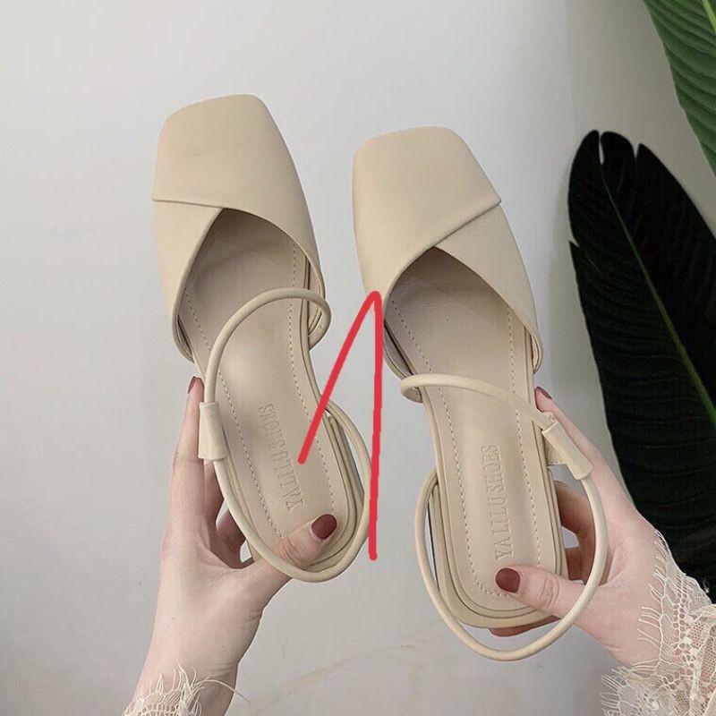 miễn ship Giày sục nơ đinh nữ tính Nanas