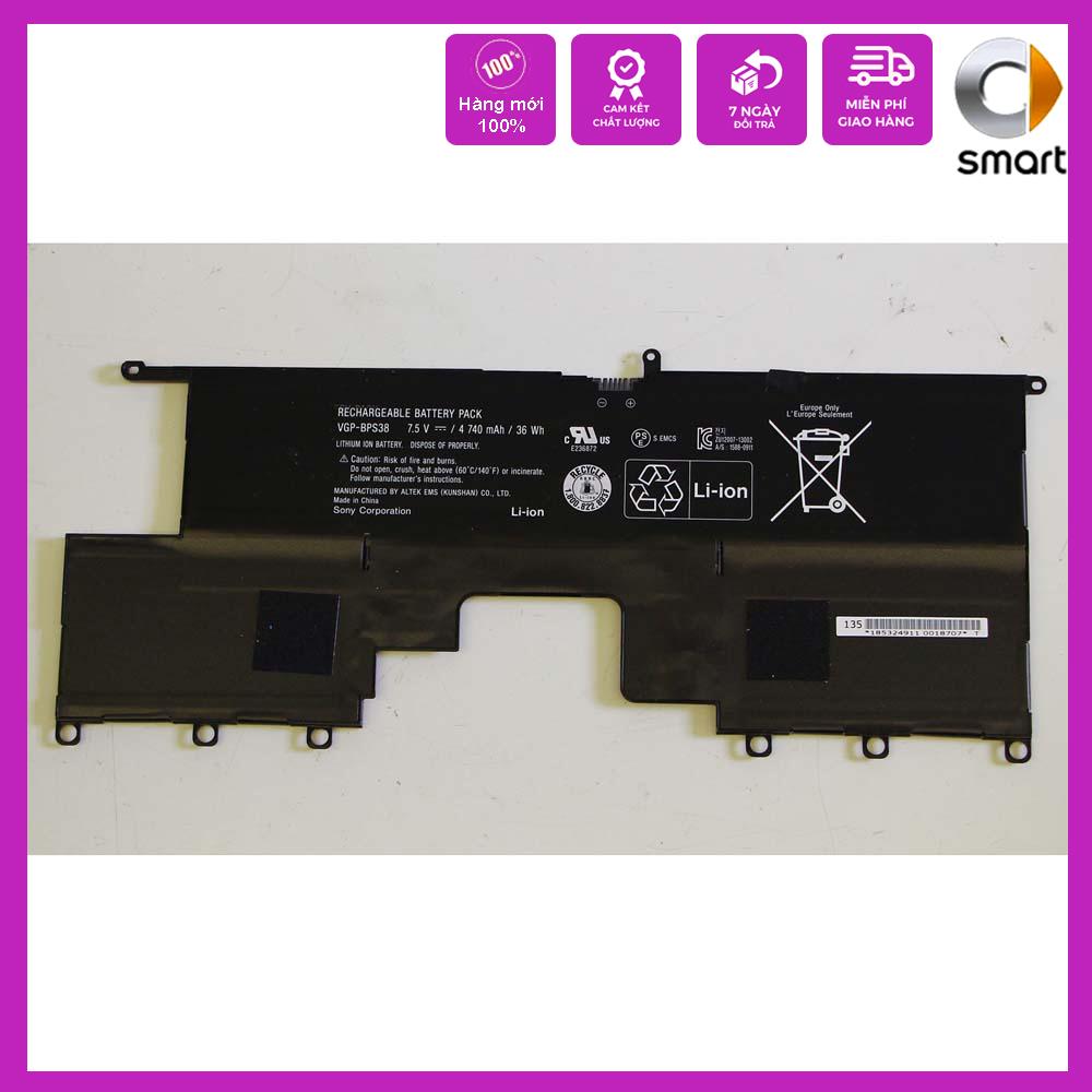 Pin cho Laptop Sony BPS38 SVP13 Pro13 Pro11 - Hàng Nhập Khẩu - Sản phẩm mới 100%