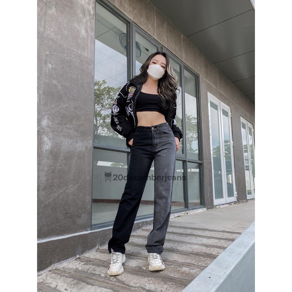 Quần Ống suông FORGET ME NOT 2 ống khác màu 20decemberjeans mã 2033