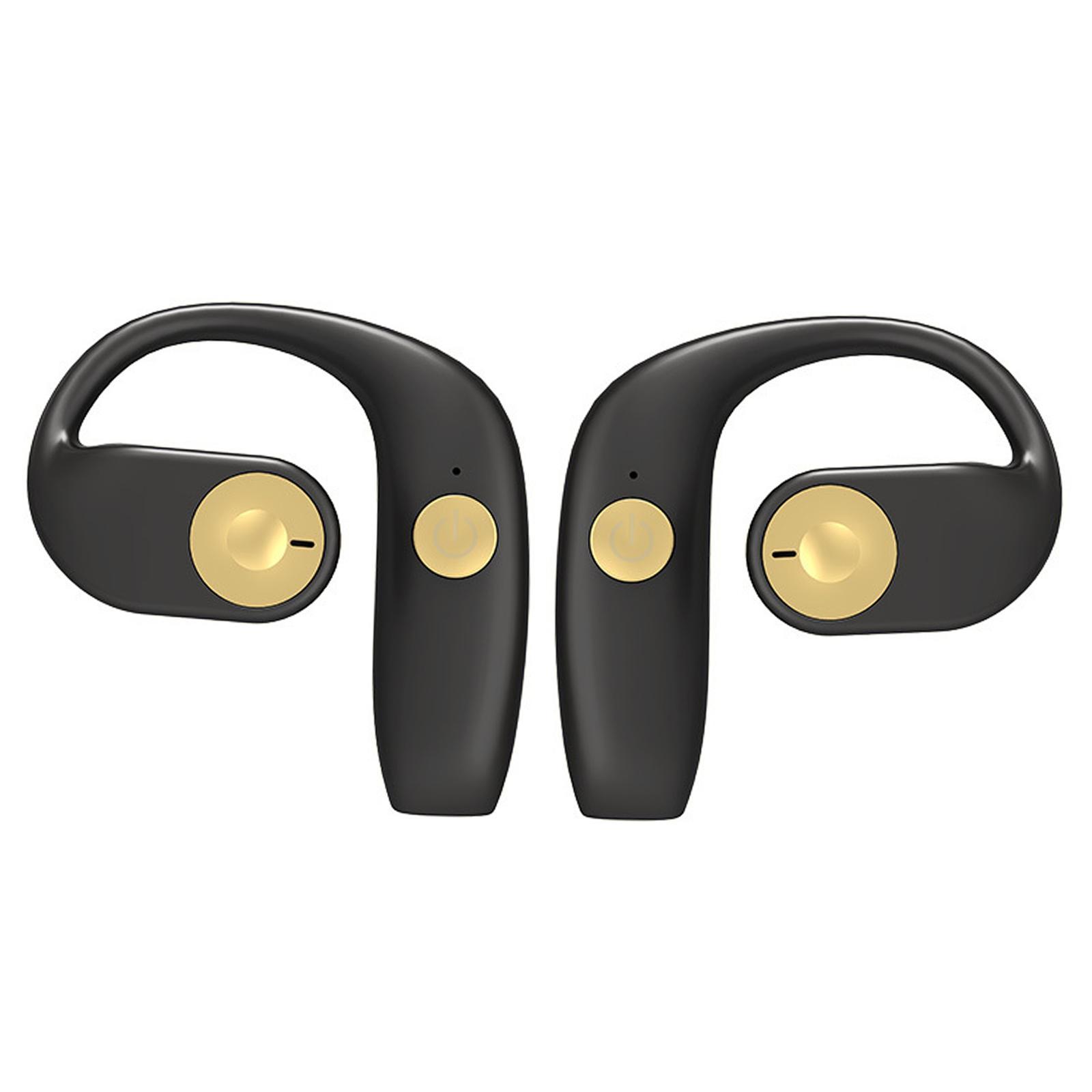Clip Wireless Headset Ear Hooks Sweatproof Earphones for Workout Driving Gym