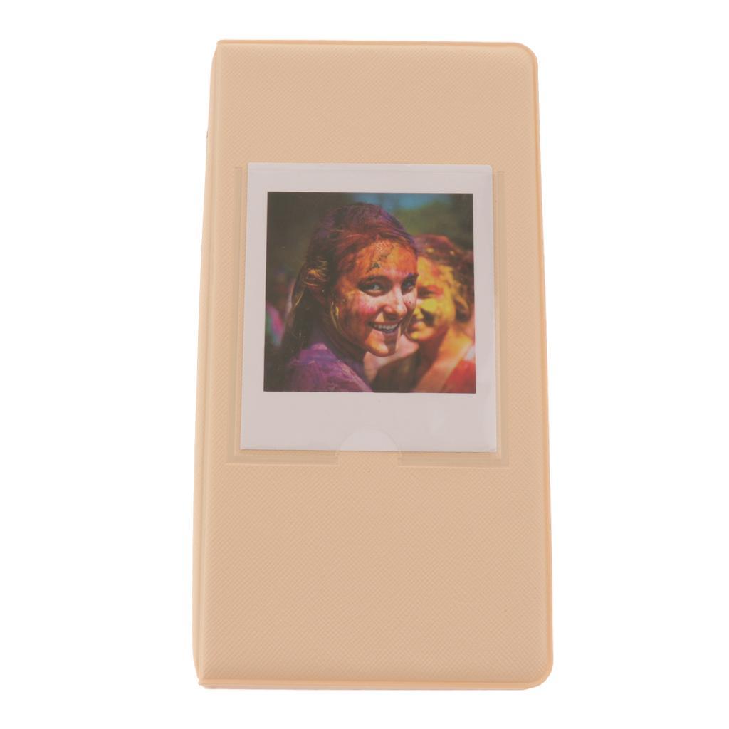 Photo Album Book for   Square SQ20//SQ6/SP3 With 64 Pockets - pink