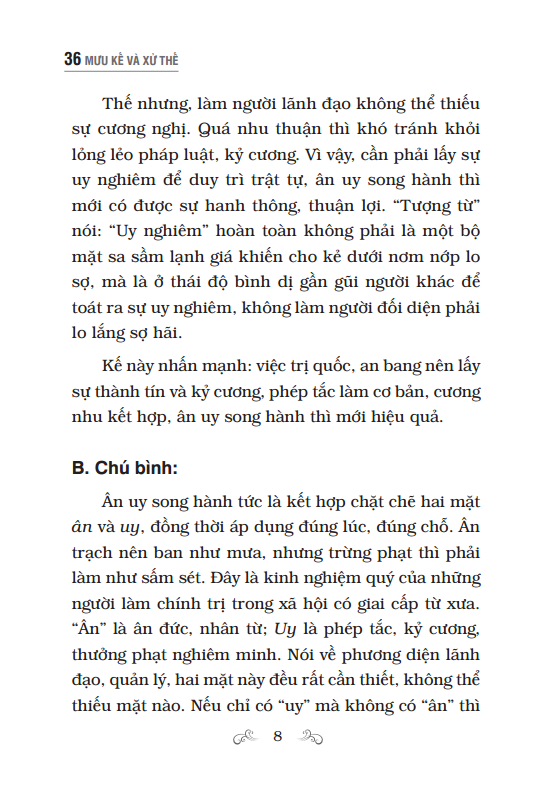 36 Mưu Kế Và Xử Thế - Bìa Cứng