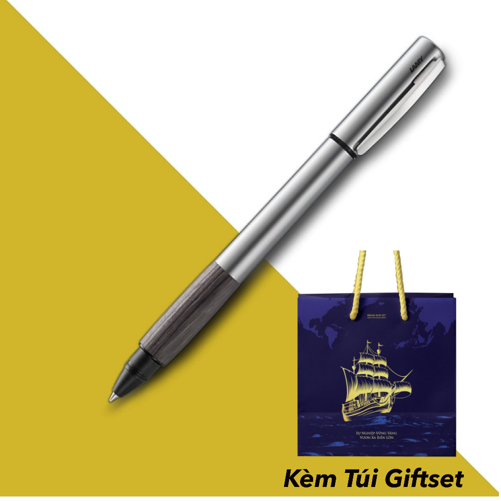 Bút Bi Nước Lamy Accent Kèm Túi Giftset '' Sự Nghiệp Vững Vàng - Vươn Xa Biển Lớn '' Cao Cấp