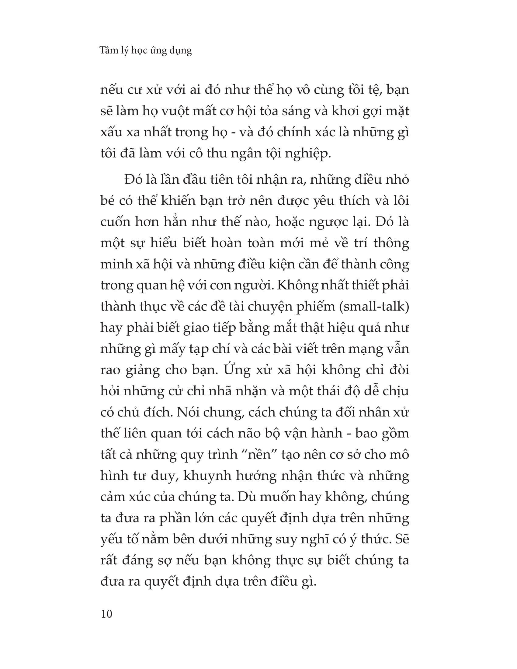 Tâm Lý Học Ứng Dụng