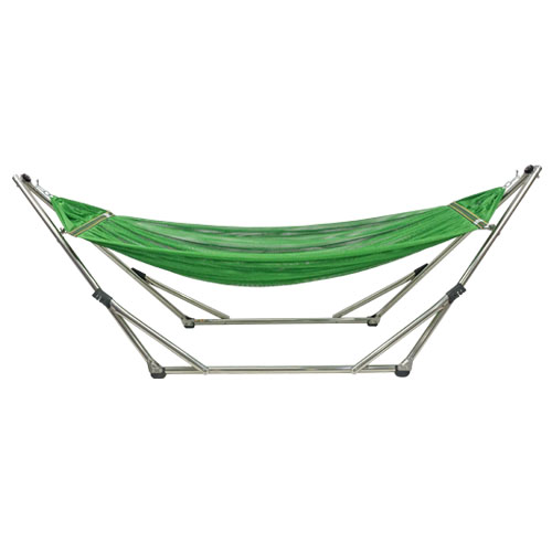 Bộ khung Võng xếp THÁI SƠN ống tròn chất liệu inox + Võng lưới ( HÀNG CHÍNH HÃNG - ĐỔI TRẢ MIỄN PHÍ )