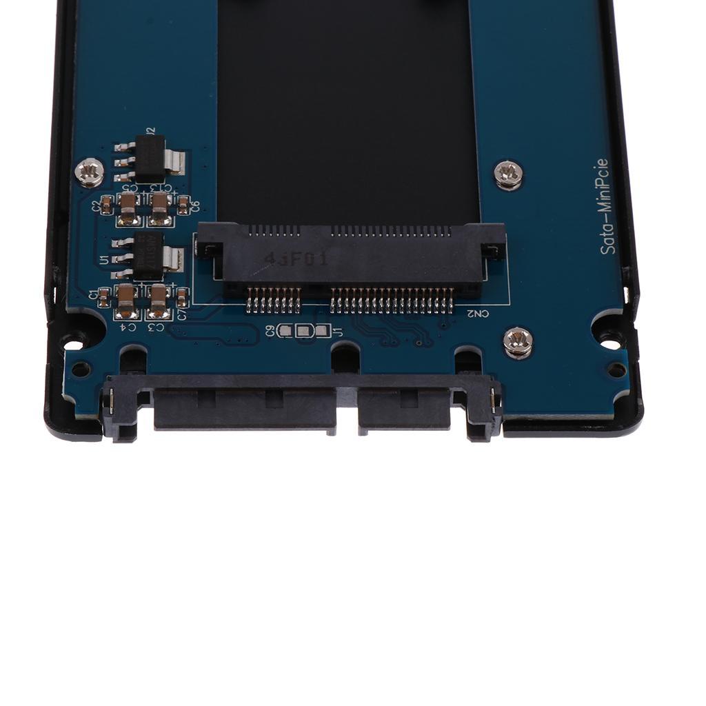 MSATA SSD to 2.5" SATA3 Adapter Card with Case 7mm Thickness for PC