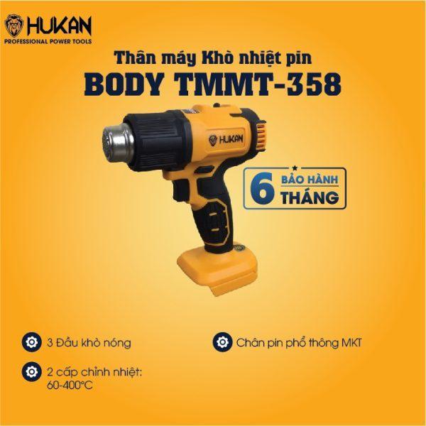 THÂN MÁY KHÒ NHIỆT PIN 21V BODY TMMT-358 HUKAN - HÀNG CHÍNH HÃNG