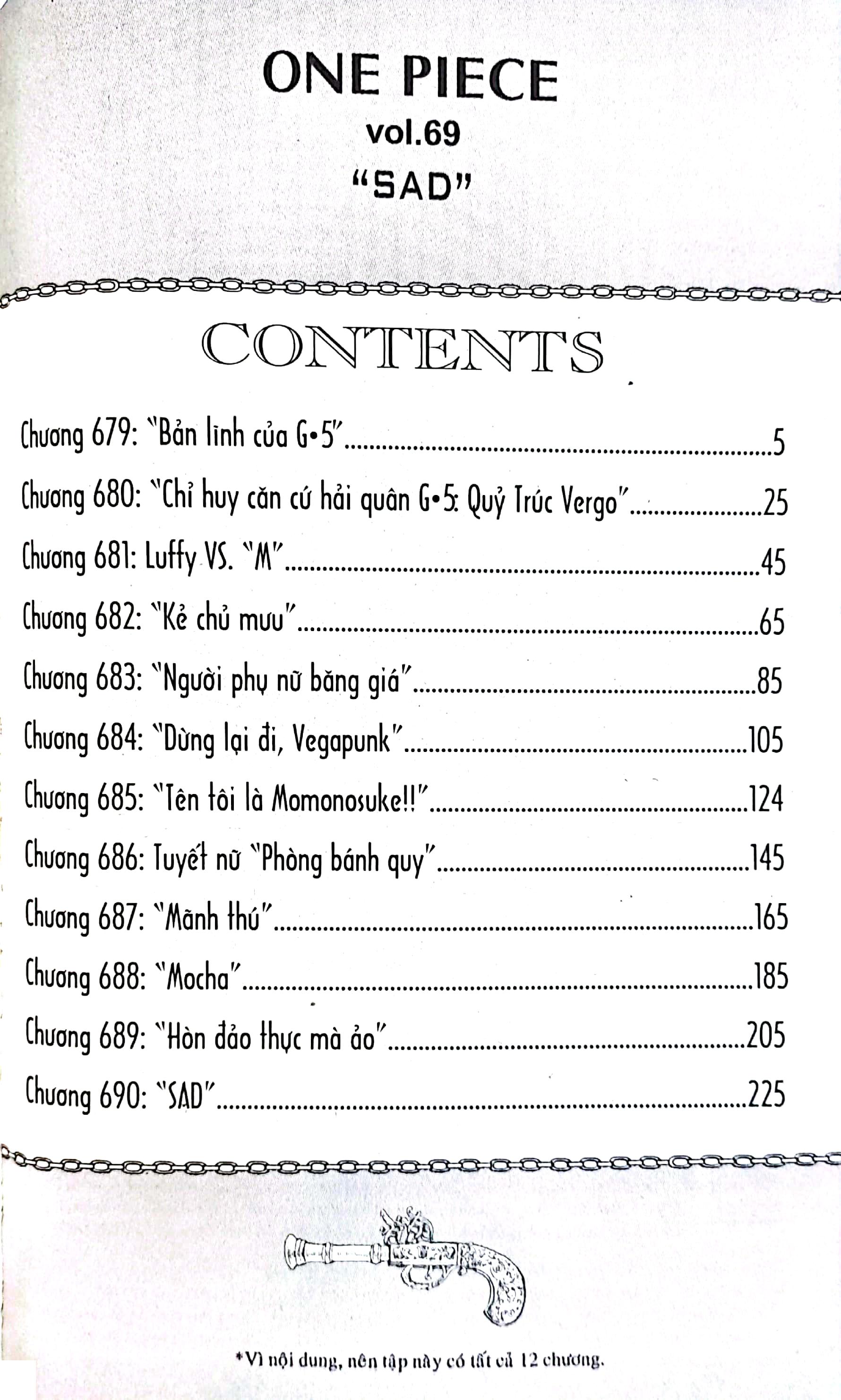 One Piece Tập 69: Sad (Tái Bản 2022)